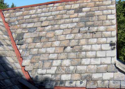 How To Identify Your Roof Slate - Pennsylvania  soft black slate roof.