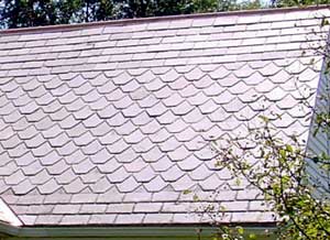 Slate Roof Central - Styles of Slate Roof Installations - mixed shapes slating style